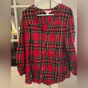 Plaid tunic
